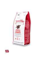 Jones Brothers Coffee | Italian Lover - koffiebonen 500 gram | UTZ koffie | dark roast | zij aanzicht | cupsenbeans.nl