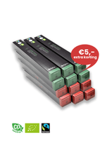 Mokafina koffiecapsules proefpakket| 120 Koffie cups | Aluminium capsules | cupsenbeans.nl