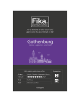 Koffiebonen | Fika Premium Coffee - Gothenburg – 1kg | koffie label voor | medium roast | de beste koffie | cupsenbeans.nl