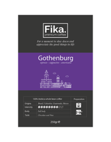 Koffiebonen | Fika Premium Coffee - Gothenburg – 250 gram | koffie label voor | medium roast | de beste koffie | cupsenbeans.nl