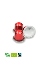 Mokafina koffiecapsules | Authentic Dessert | 10 Koffie cups | Aluminium capsules | Nespresso compatible | cups | cupsenbeans.nl