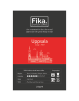 Koffiebonen | Fika Premium Coffee - Uppsala – 250 gram | koffie label voor | medium roast | de beste koffie | cupsenbeans.nl